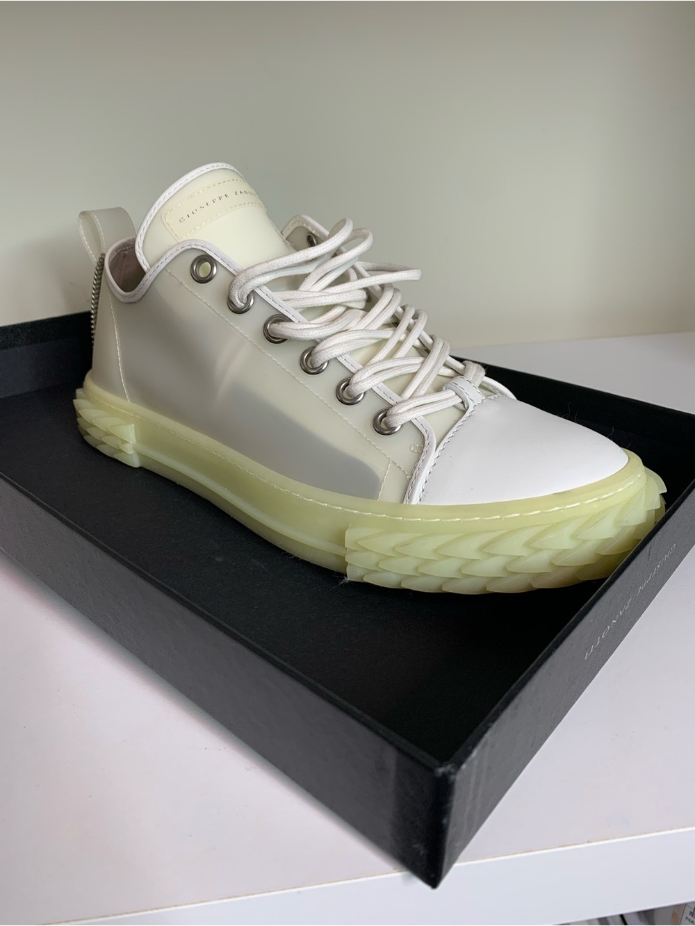 Giuseppe Zanotti blabber sneaker transparent
